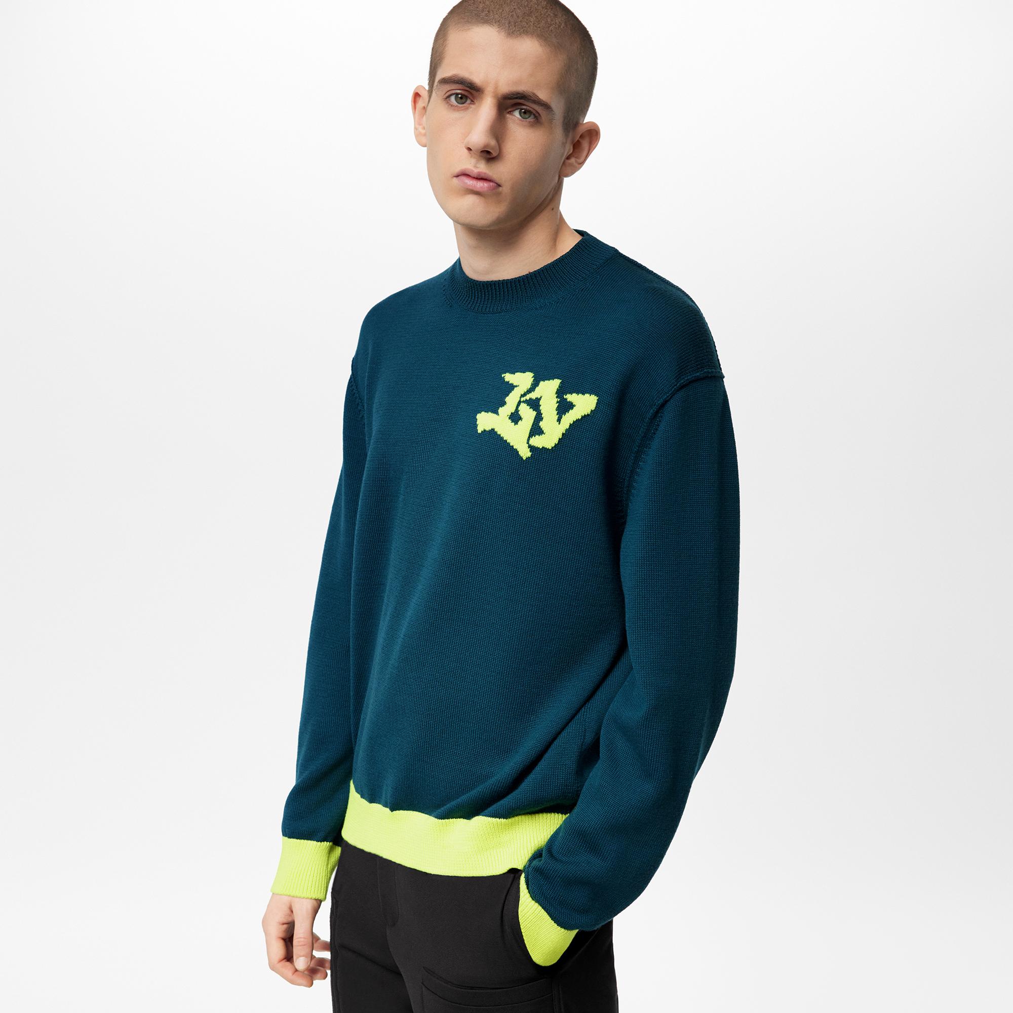 Signature Crewneck Luxury Blue LOUIS VUITTON